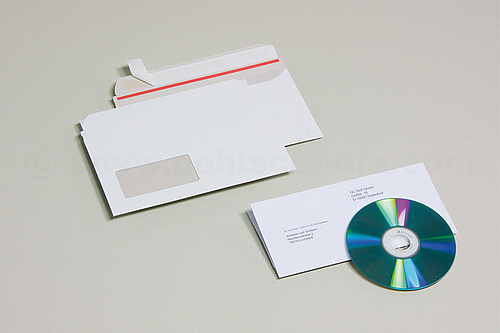 FIXCOLL KOMPAKT Karton-Briefumschläge für CD-Versand