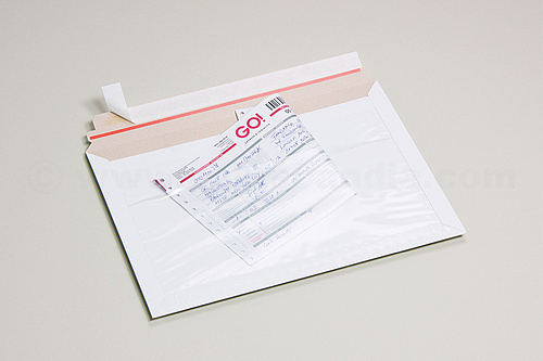 FIXCOLL CEP Cardboard Courier Envelopes with Waybill Pouch
