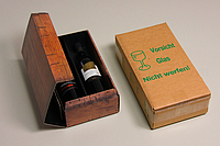 Bottle shipping: in DHL-certified box